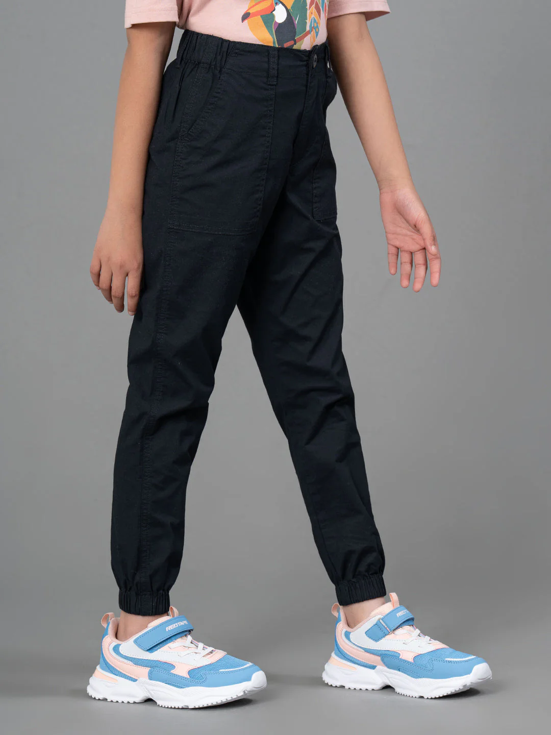 Joggers for Girls in Black Color| Best in Comfort| Cotton - Image 2