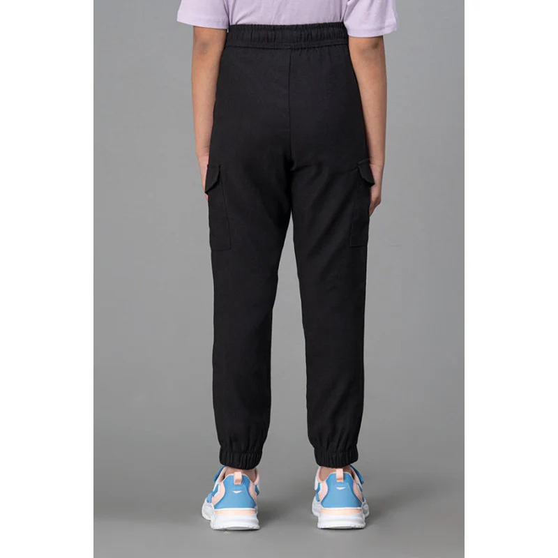 Joggers for Girls in Black Color| Best in Comfort| Viscose| Regular Fit| Front Side Pockets - Image 3