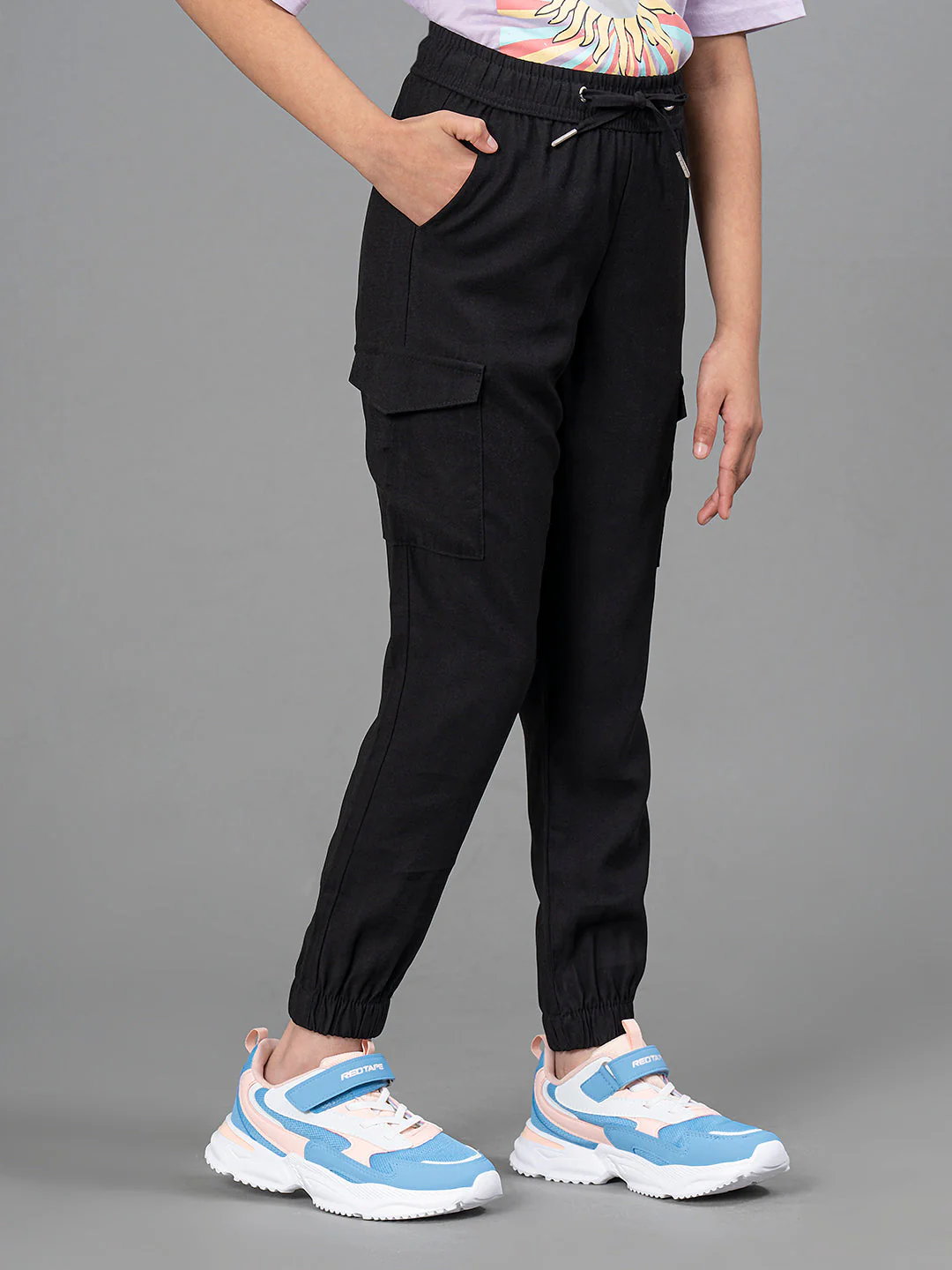 Joggers for Girls in Black Color| Best in Comfort| Viscose| Regular Fit - Image 6