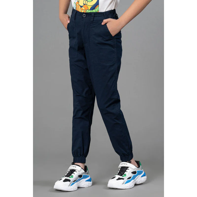 Joggers for Girls in Navy Color| Best in Comfort| Cotton| Front Side Pockets| Regular Fit - Image 2