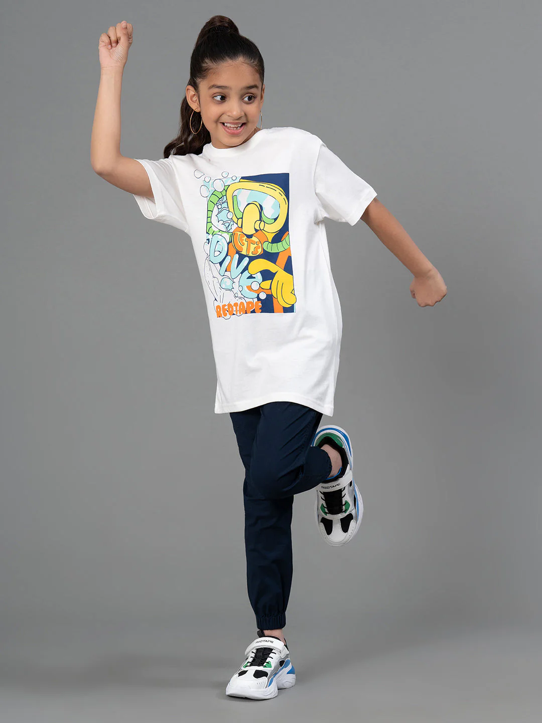 Joggers for Girls in Navy Color| Best in Comfort| Cotton - Image 5