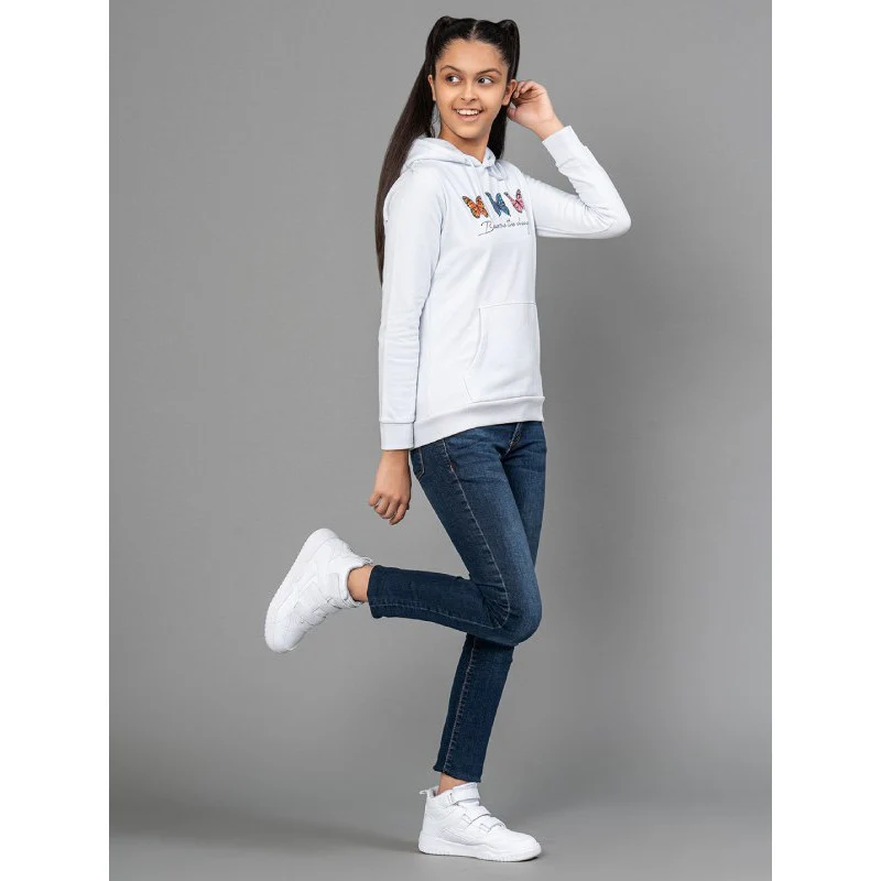 Light Blue Hoodie for Girls - Image 5