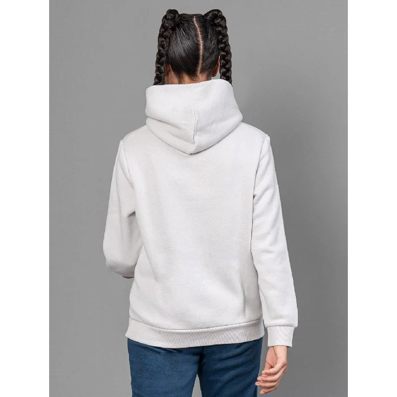 Light Grey Hoodie for Girls - Image 3