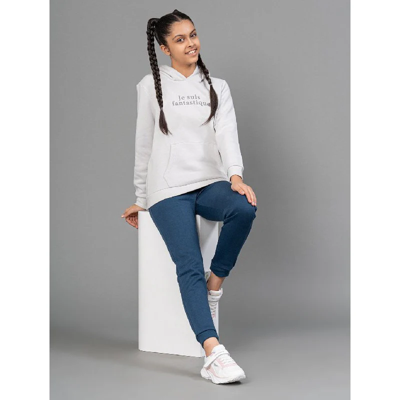 Light Grey Hoodie for Girls - Image 5