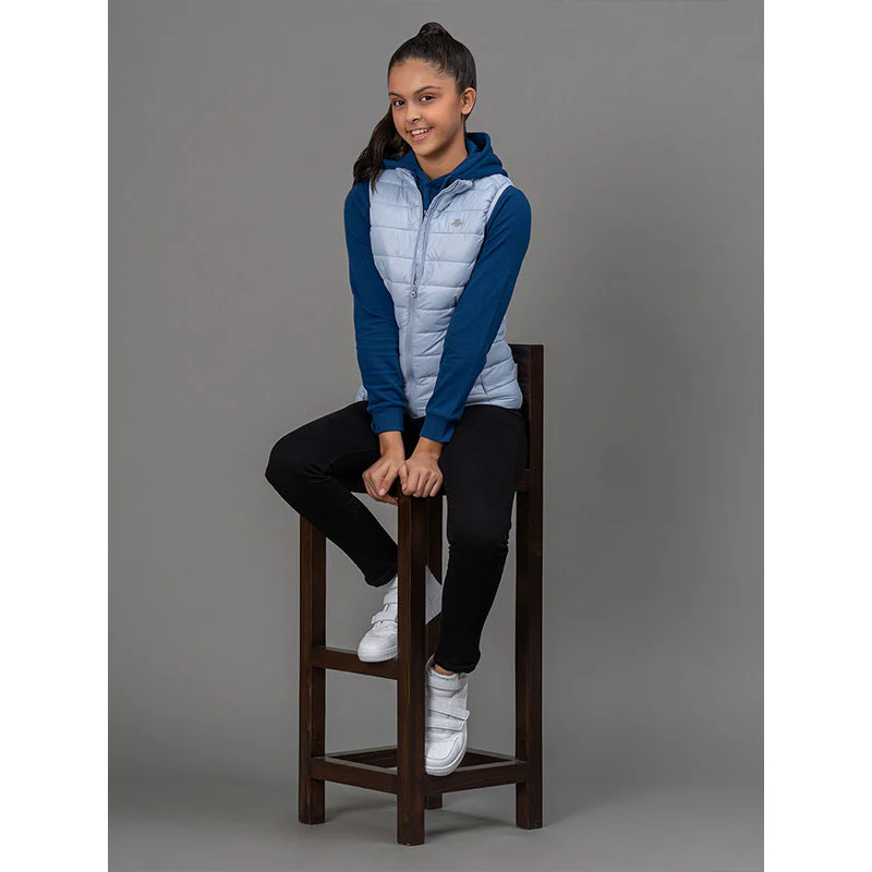 Light Grey Jacket for Girls - Image 5