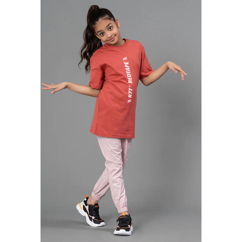 Light Pink Joggers for Girls| Best in Comfort| Cotton| Regular Fit| Front Side Pockets - Image 5