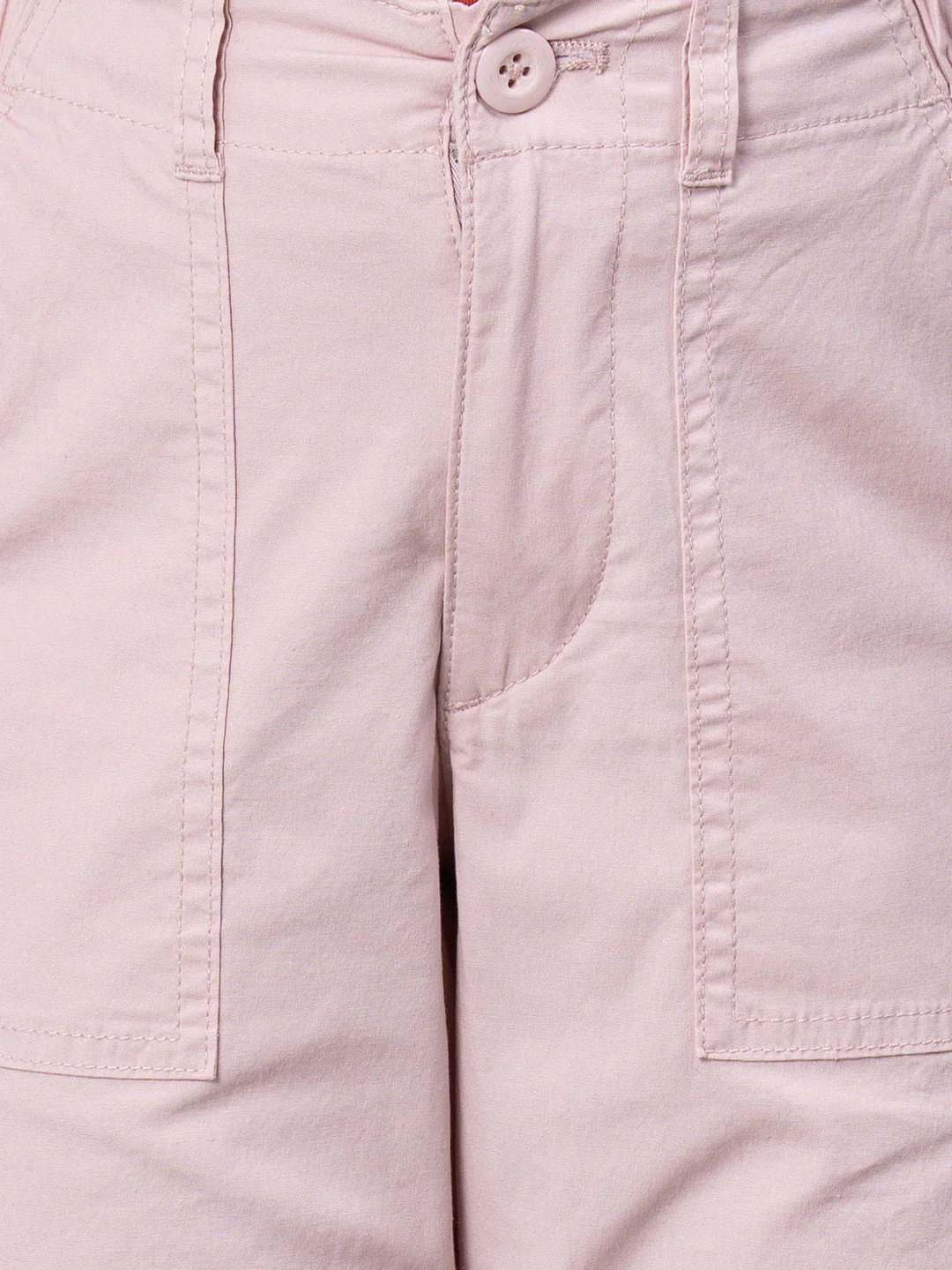 Light Pink Joggers for Girls| Best in Comfort| Cotton| Regular Fit - Image 4