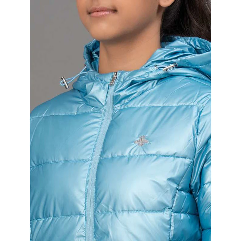 Metallic Blue Jacket for Girls - Image 4