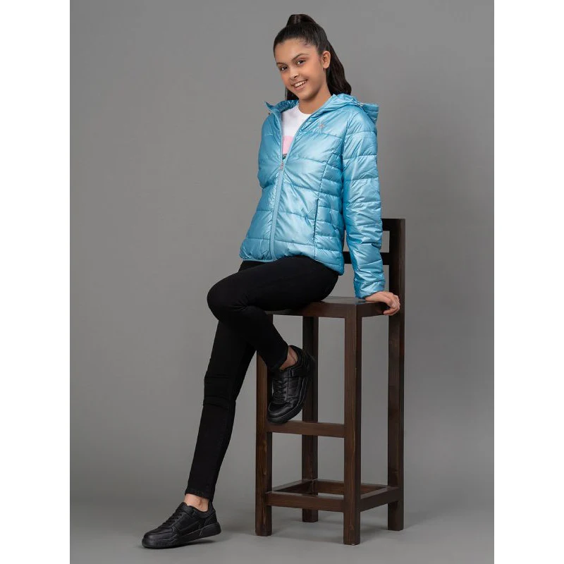 Metallic Blue Jacket for Girls - Image 5