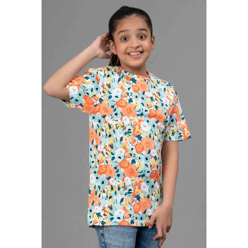 Multi color T-Shirt for Girls - Image 2