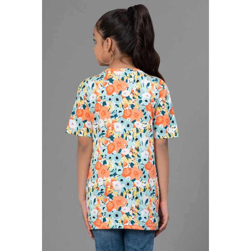 Multi color T-Shirt for Girls - Image 3