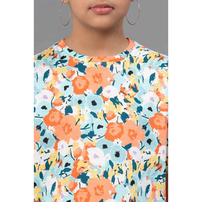 Multi color T-Shirt for Girls - Image 4