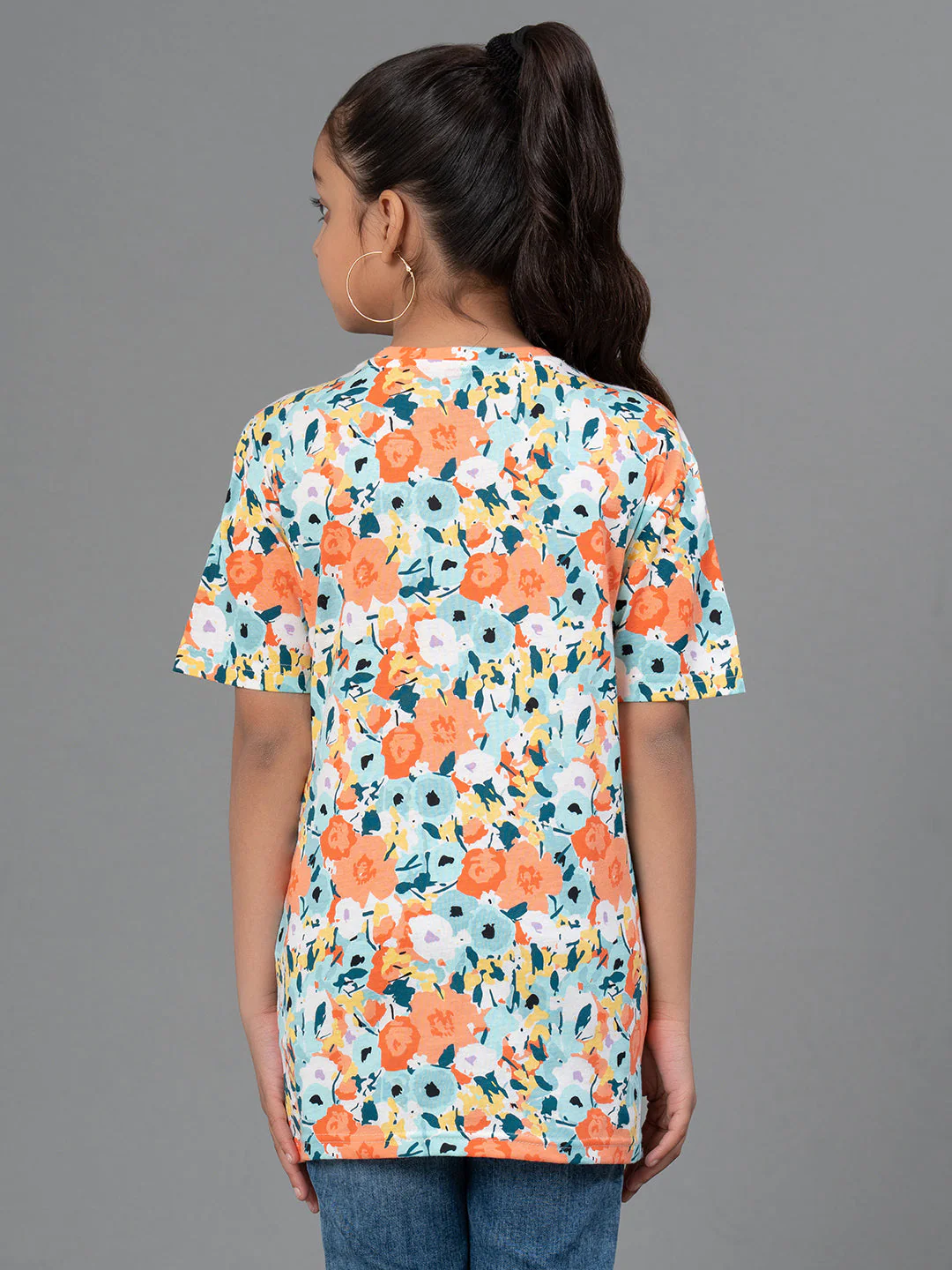 Multi Color T-Shirt for Girls | Best in Comfort Half Sleeves - Image 3