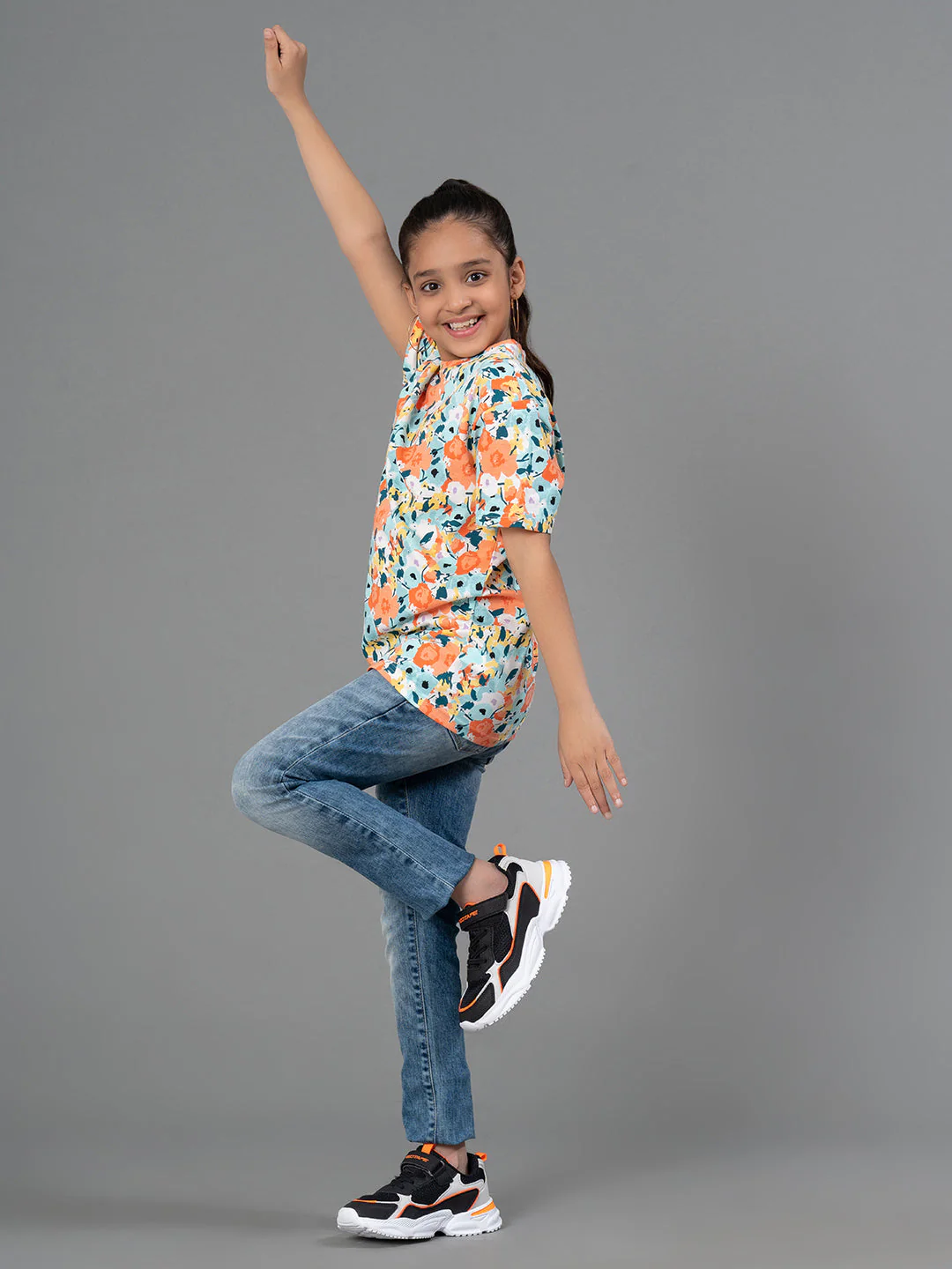 Multi Color T-Shirt for Girls | Best in Comfort Half Sleeves - Image 5
