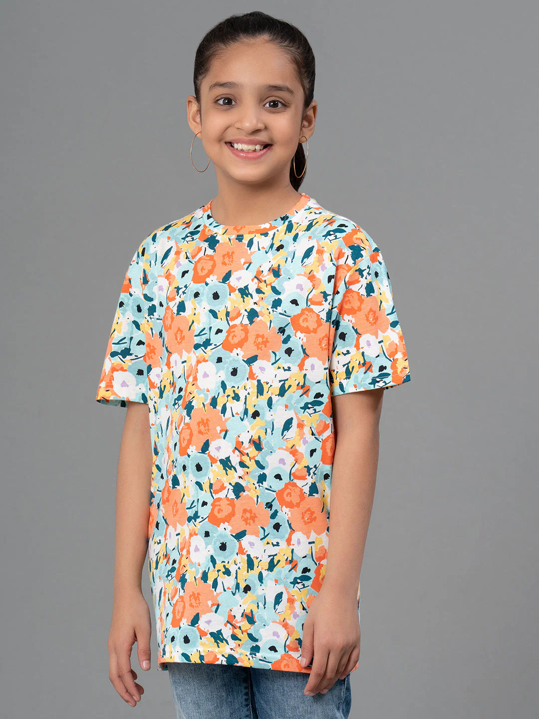 Multi Color T-Shirt for Girls | Best in Comfort Half Sleeves - Image 6