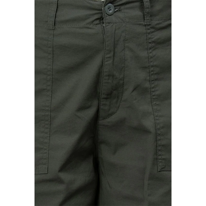 Olive Cotton Joggers for Women - Image 4