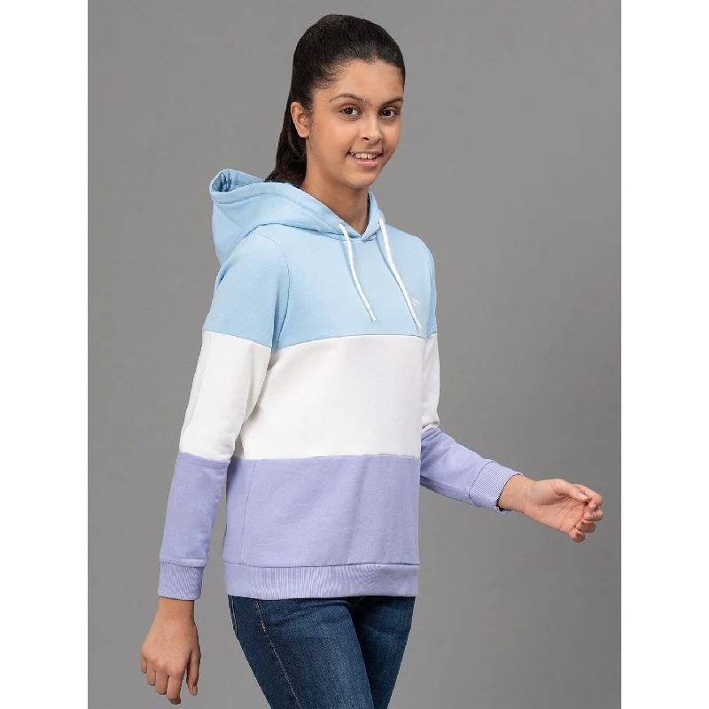 Pastel Blue Hoodie for Girls - Image 2