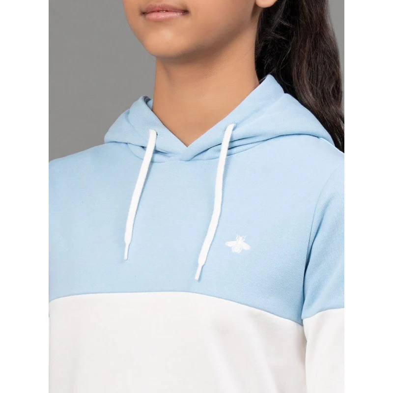 Pastel Blue Hoodie for Girls - Image 4