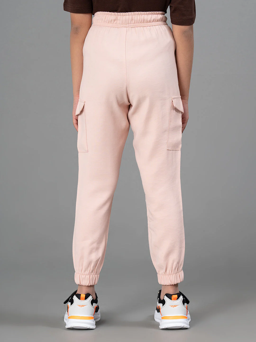 Pastel Pink Joggers for Girls| Best in Comfort|Front Side Pockets - Image 3