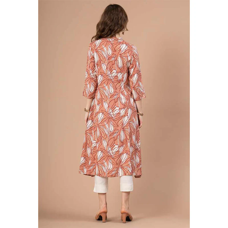 Printed Rayon Kurta for Women - Image 3