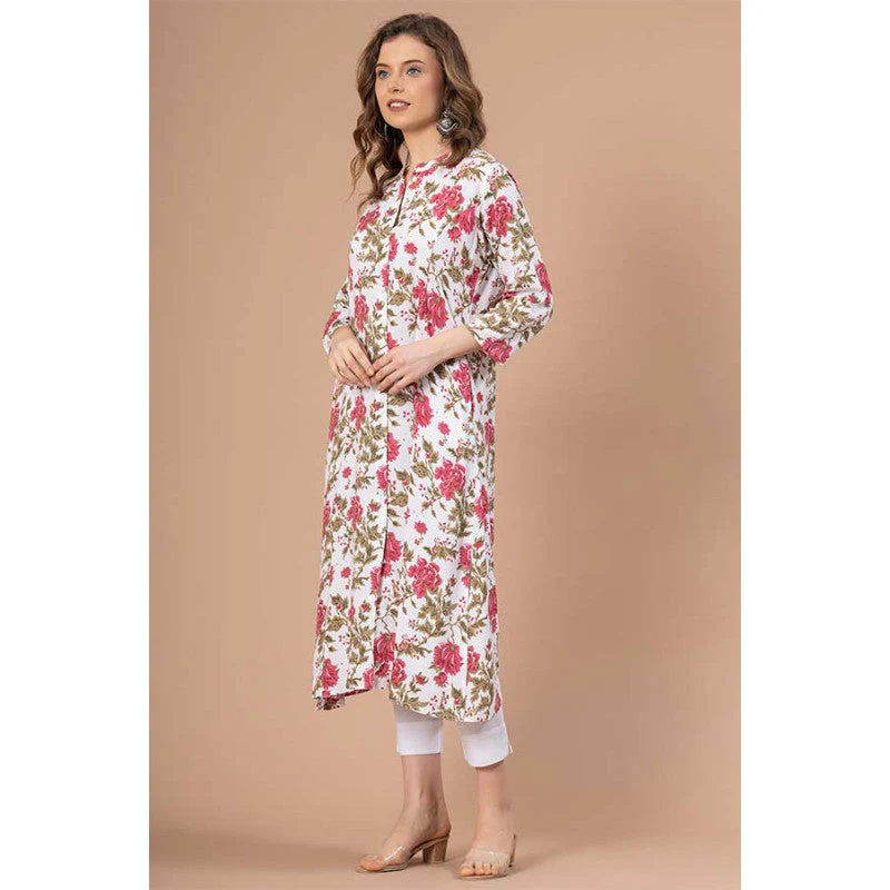 Printed Rayon Kurta for Women - Image 2