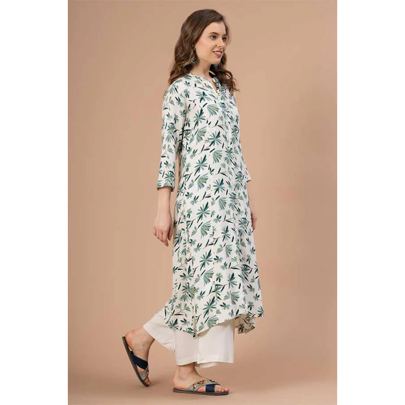 Printed Rayon Kurta for Women - Image 2