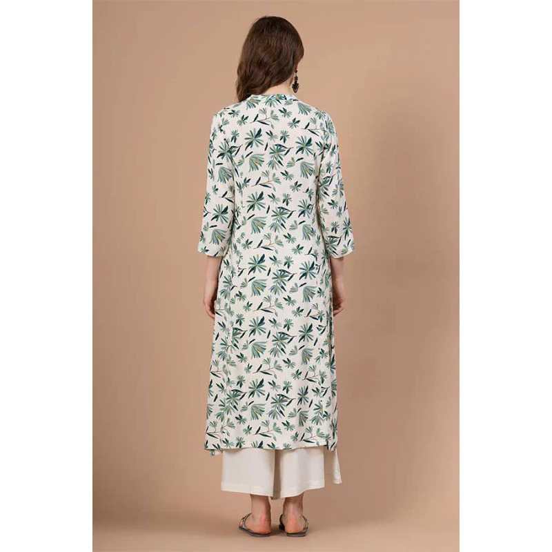 Printed Rayon Kurta for Women - Image 3