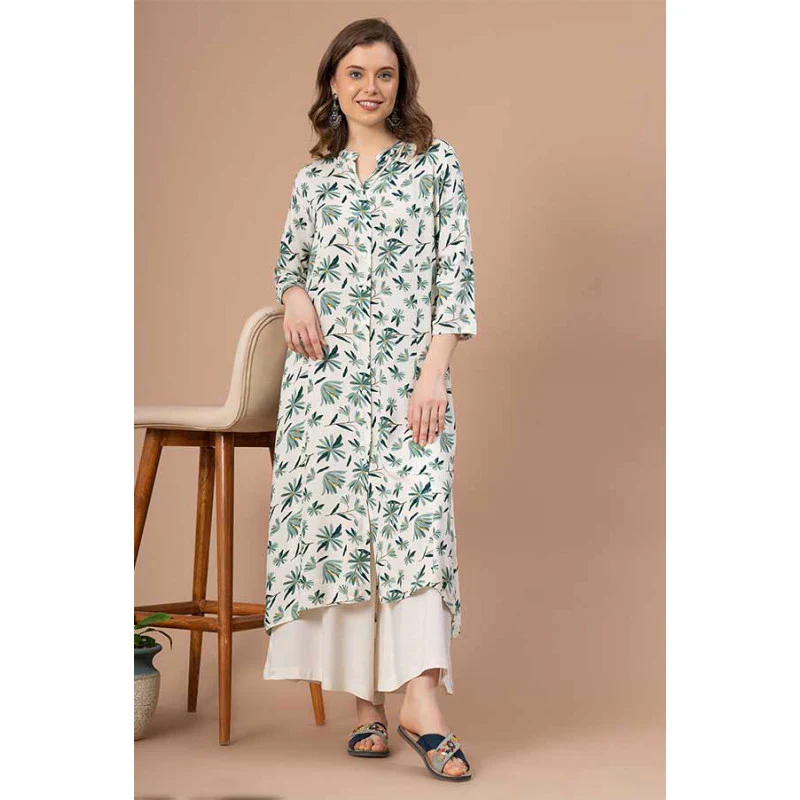 Printed Rayon Kurta for Women - Image 5