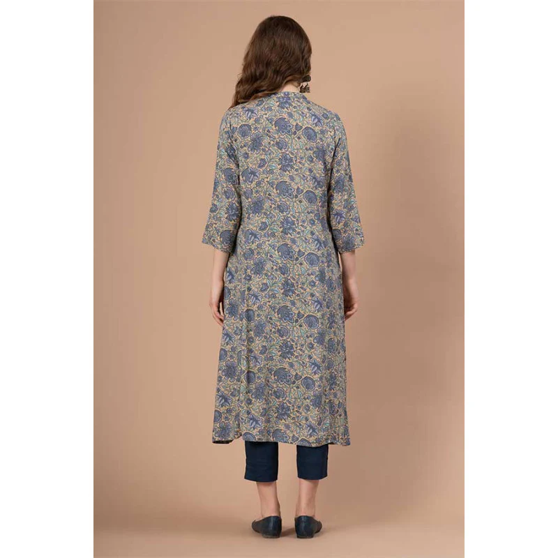 Printed Rayon Kurta for Women - Image 3
