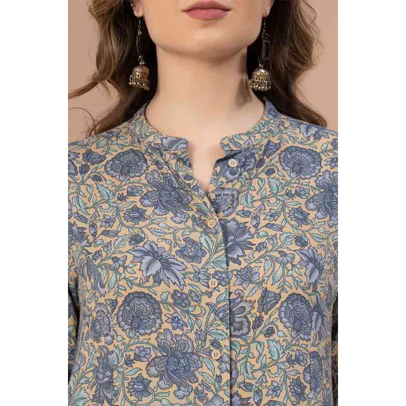 Printed Rayon Kurta for Women - Image 4