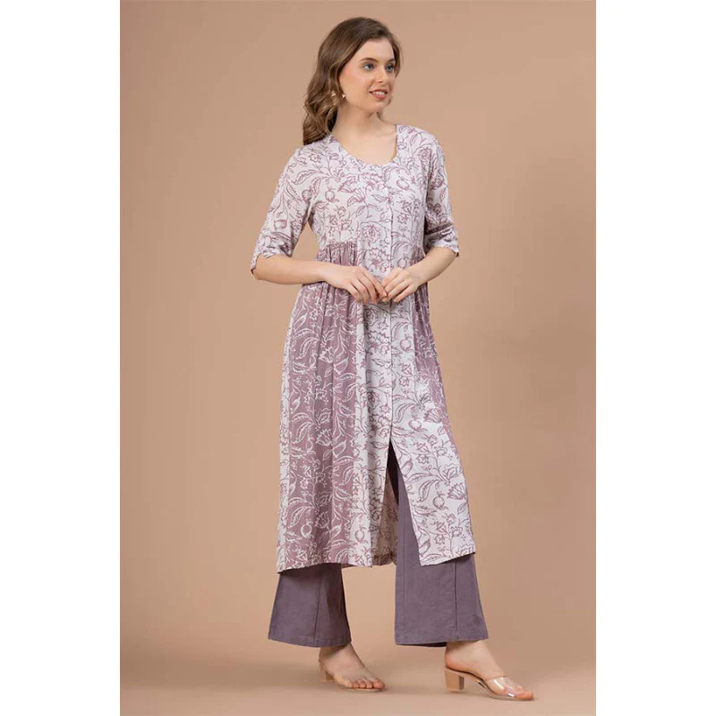 Printed Rayon Kurta for Women - Image 2