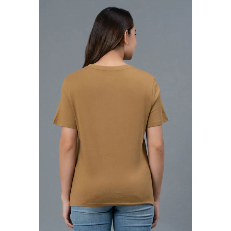 Round Neck Cotton T-Shirt for Women - Image 3