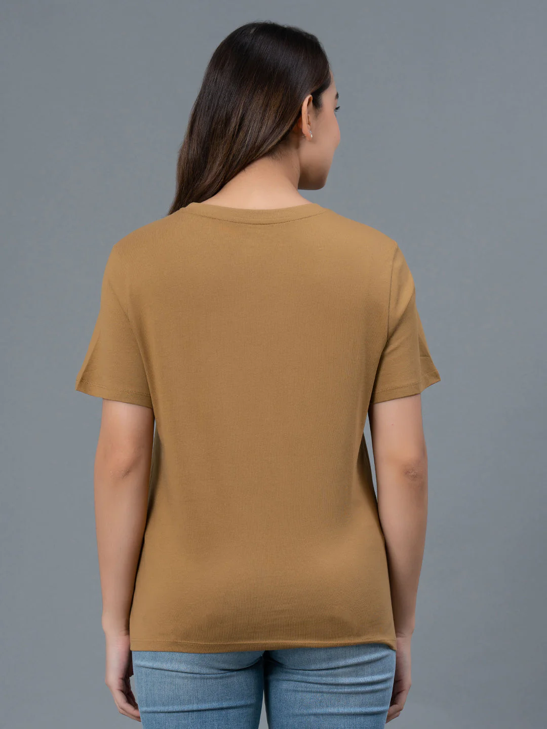 Round Neck Cotton T-Shirt for Women - Image 3
