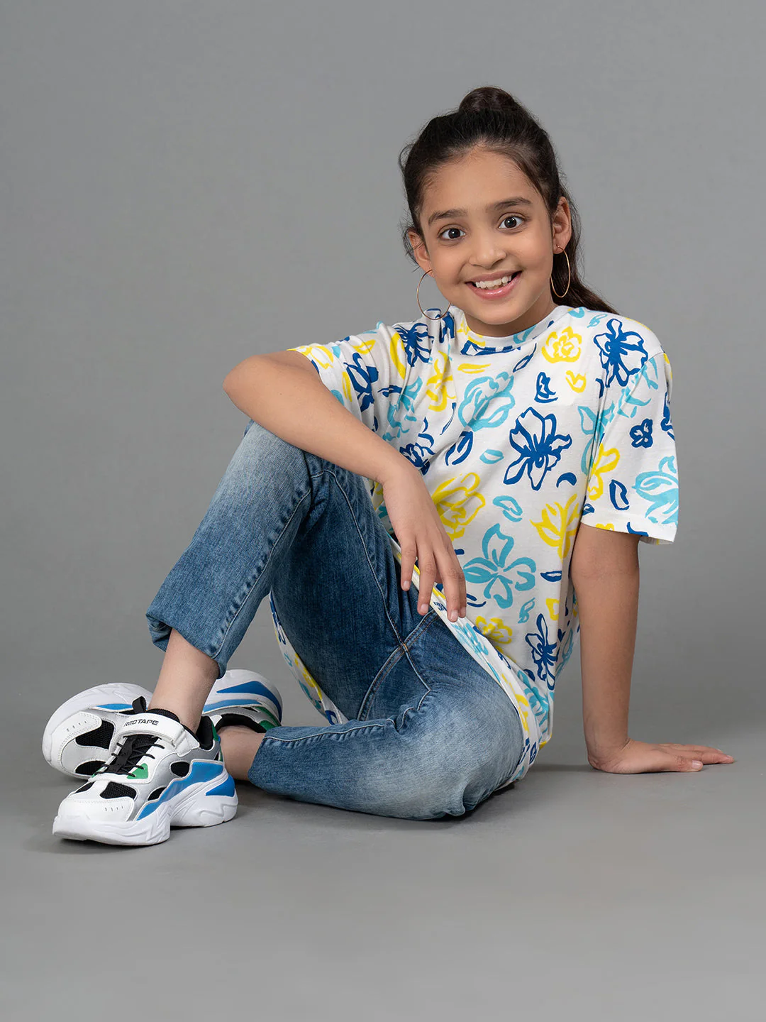 T-Shirt for Girls in Off White Color | Best in Comfort| Cotton - Image 5