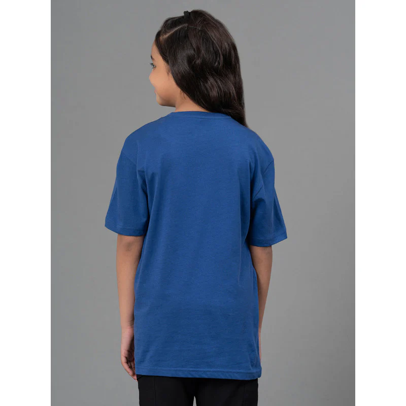 T-Shirt for Girl's in Royal Blue Color |Best in Comfort|Casual Fit| Cotton| Half Sleeves| - Image 3