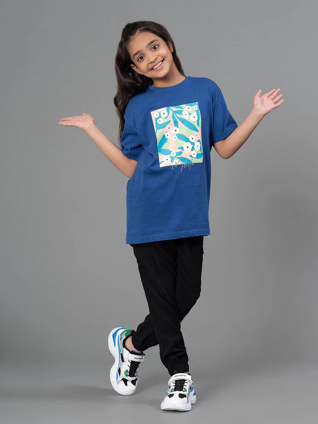 T-Shirt for Girl's in Royal Blue Color |Best in Comfort| Cotton - Image 5