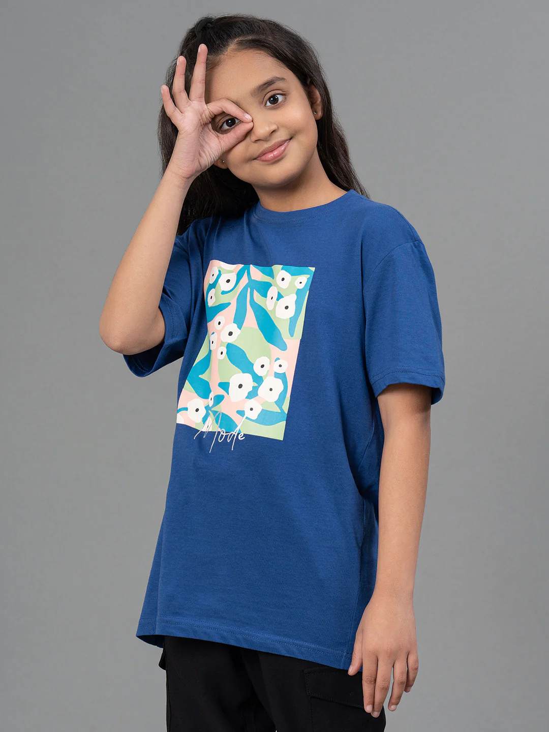 T-Shirt for Girl's in Royal Blue Color |Best in Comfort| Cotton - Image 6