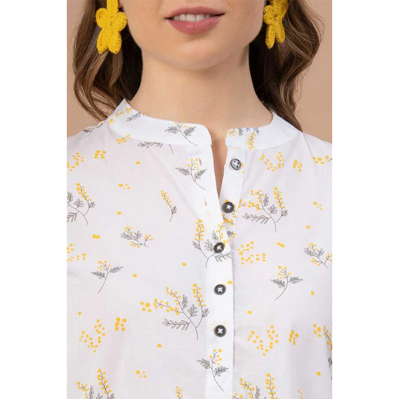 White Color Blouse Top for Women - Image 4