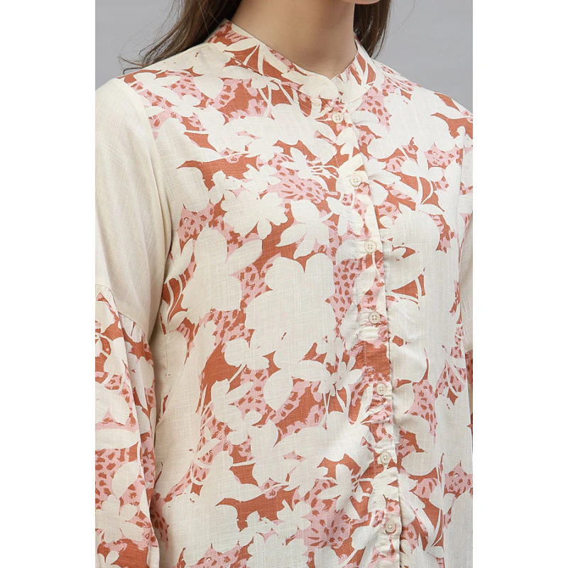 Women Beige Blouse Top - Image 4