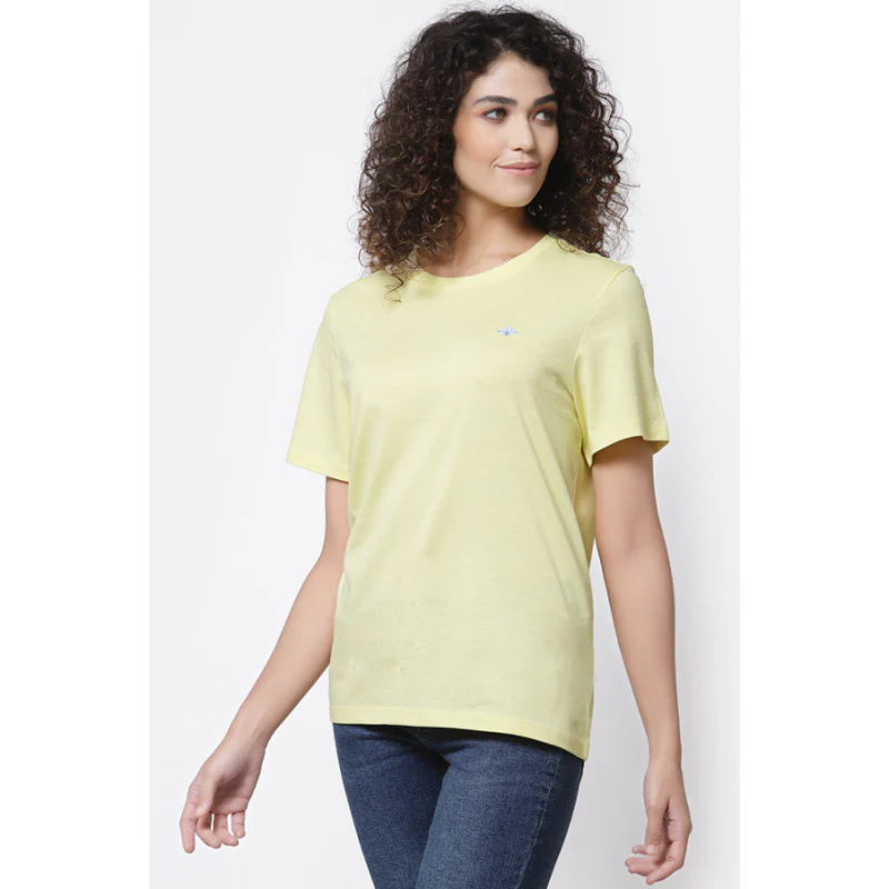 Women Lemon Round Neck T-Shirt - Image 3