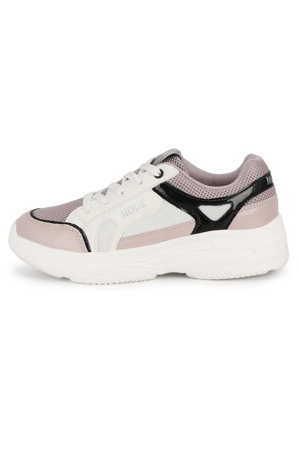 Women Mauve Walking Shoes - Image 3