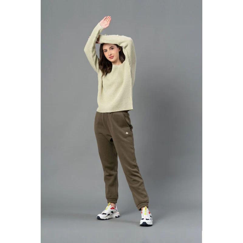 Women Mint Solid Sweater - Image 5