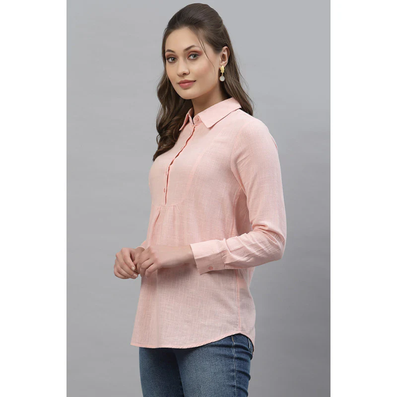 Women Pink Blouse Top - Image 2