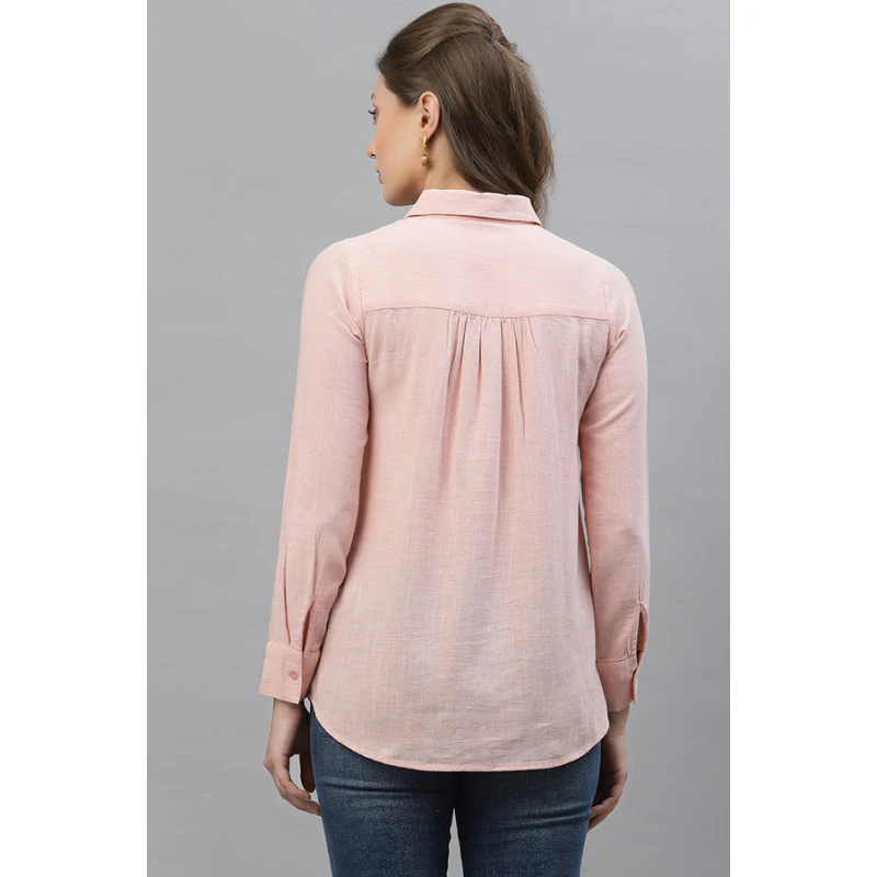 Women Pink Blouse Top - Image 3