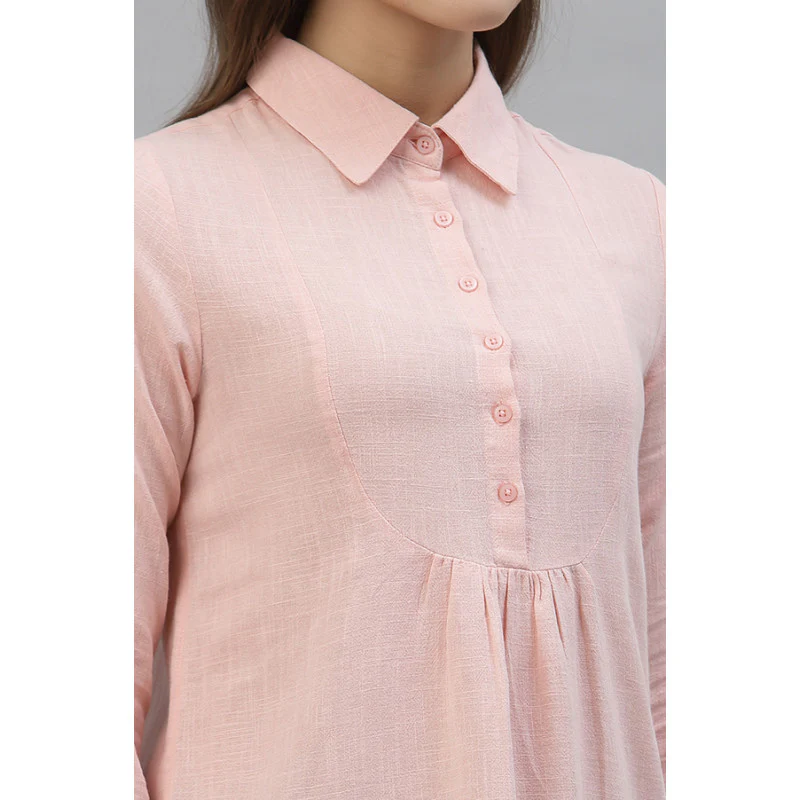 Women Pink Blouse Top - Image 4