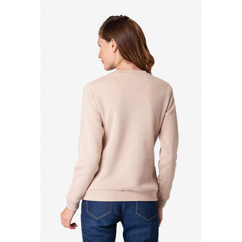 Women's Beige Sweatshirt - Image 4