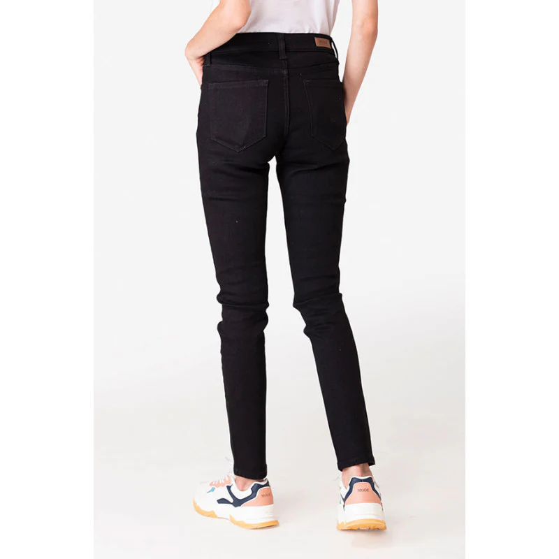 Women's Black Denim Jeans - Image 4