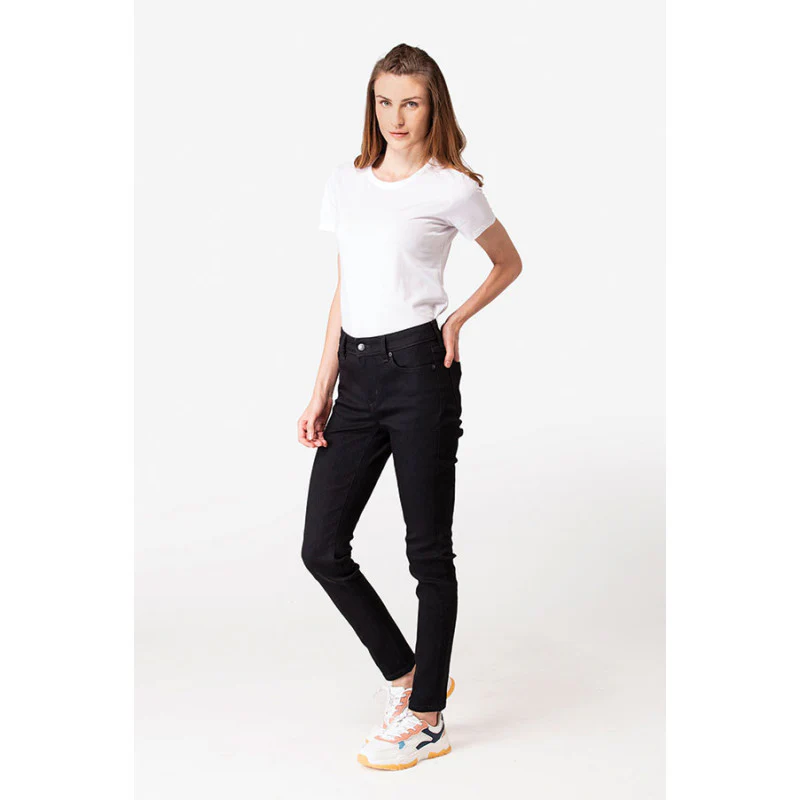 Women's Black Denim Jeans - Image 5