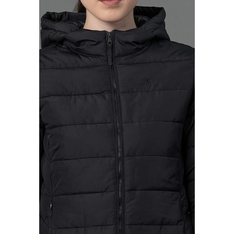 Women's Black Padded Jacket - Image 4