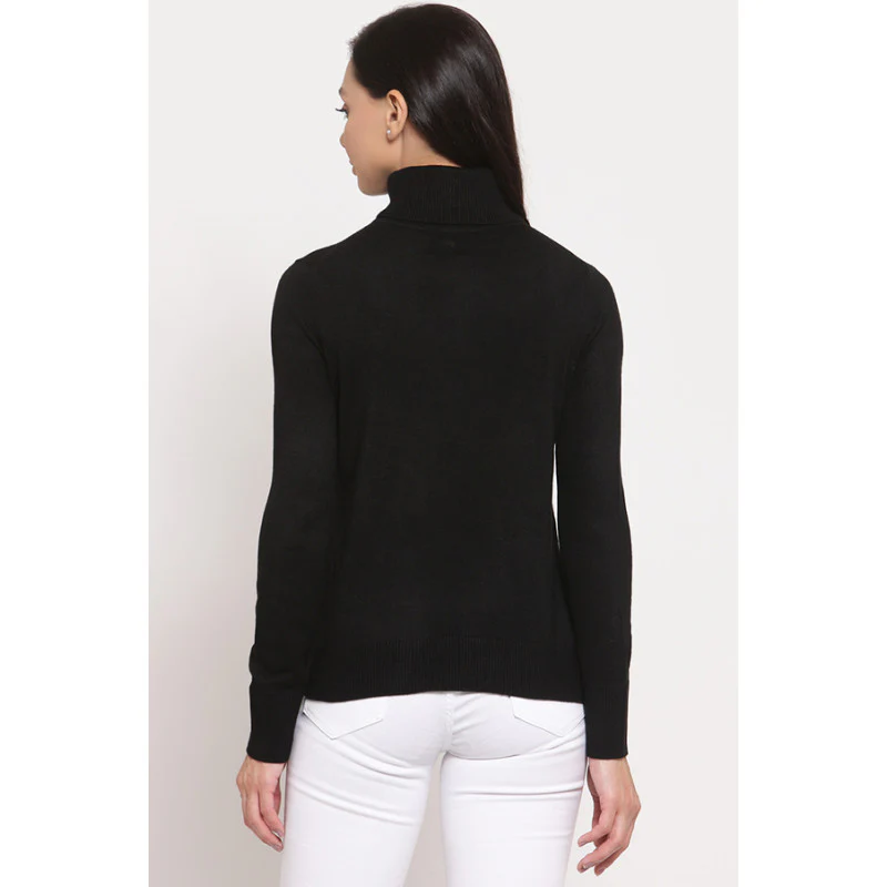 Women's Black Sweater - Image 2